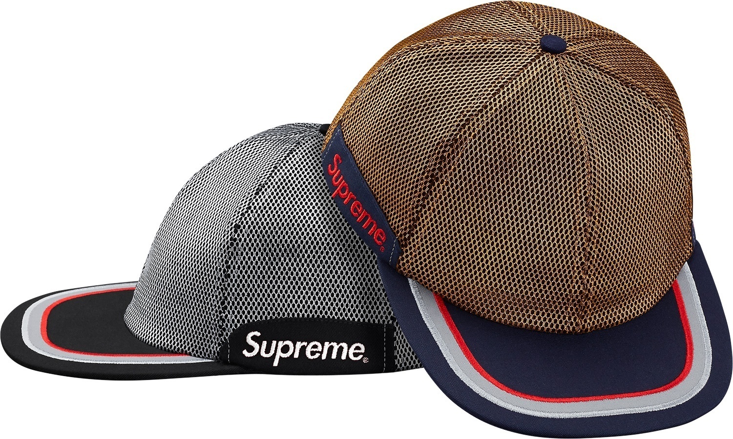 Metallic Mesh 6-Panel Hat